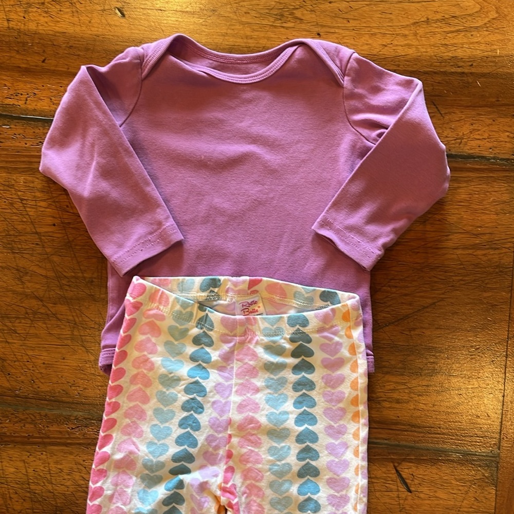 PRIMARY | lilac onesie | 12-18 month